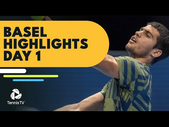 Alcaraz Faces Draper; Cilic, Nakashima & Goffin In Action | Basel 2022 Day 1 Highlights