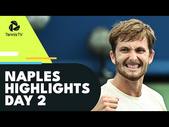 Moutet & Nardi Face Off; Carballes Baena & Baez Also Feature! | Naples 2022 Highlights Day 2