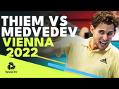 Daniil Medvedev VS Dominic Thiem Battle  | Vienna 2022 Highlights
