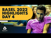 Auger-Aliassime Plays Kecmanovic; Murray, Wawrinka & Rune In Action | Basel 2022 Highlights Day 4