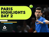 Djokovic Returns vs Cressy; Ruud, Rublev, Hurkacz in Action | Paris 2022 Day 2 Highlights
