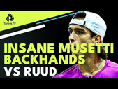 INSANE Lorenzo Musetti Backhands vs Ruud | Paris 2022 Highlights