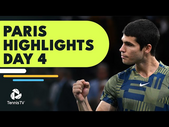 Djokovic & Khachanov in 2018 Rematch; Alcaraz, Ruud, Tsitsipas Feature | Paris 2022 Day 4 Highlights