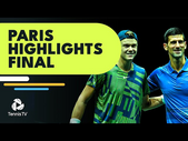 Holger Rune vs Novak Djokovic For The Title  | Paris 2022 Final Highlights