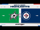 NHL Highlights | Stars vs. Jets - November 8, 2022