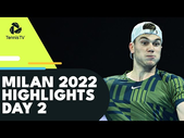 Musetti Takes On Stricker, Draper Battles Tseng & More! | Next Gen ATP Finals 2022 Highlights Day 2