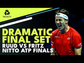 DRAMATIC Final Set Between Casper Ruud And Taylor Fritz | Nitto ATP Finals 2022