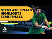 Djokovic Faces Fritz; Rublev Against Ruud | Nitto ATP Finals 2022 Semi-Final Highlights