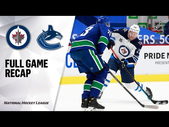 Winnipeg Jets vs Vancouver Canucks | Mar.22, 2021 | Game Highlights | NHL 2021 | Обзор матча