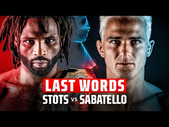 Raufeon Stots vs. Danny Sabatello | Last Words from both fighters before their fight at #Bellator289