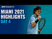 Tsitsipas, Shapovalov and Rublev all in Action | Miami 2021 Day 4 Highlights