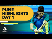 Krajinovic Takes on Nagal; Djere & Mmoh Feature | Pune 2023 Day 1 Highlights