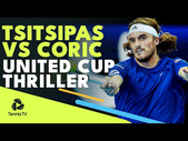 Stefanos Tsitsipas vs Borna Coric Thriller! | United Cup 2023 Highlights