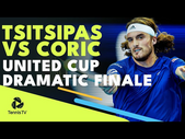 Stefanos Tsitsipas vs Borna Coric Dramatic Finale! | United Cup 2023 Highlights