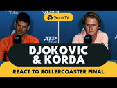 Novak Djokovic & Sebastian Korda React To Rollercoaster Final  | Adelaide 1 2023
