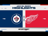 NHL Highlights | Jets vs. Red Wings - January 10, 2023