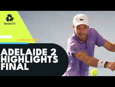 Roberto Bautista Agut vs Soonwoo Kwon For The Title | Adelaide International 2 Final Highlights