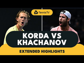 Sebastian Korda vs Karen Khachanov | Antwerp 2022 Extended Highlights