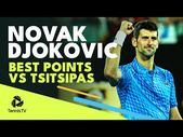 Novak Djokovic's BEST ATP Points vs Stefanos Tsitsipas 