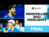 Jannik Sinner vs Maxime Cressy For The Title! | Montpellier 2023 Final Highlights