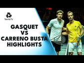 Richard Gasquet vs Pablo Carreno Busta Gripping Match Highlights | Rotterdam Open 2023