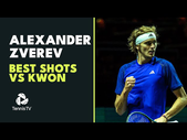 Alexander Zverev's Best Shots vs Soonwoo Kwon | Rotterdam 2023