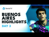 Carlos Alcaraz is BACK; Norrie Makes Debut in Argentina | 2023 Buenos Aires Day 3 Highlights