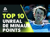 Top 10 UNREAL Alex De Minaur Tennis Points 