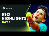 Thiem, Musetti in Action; 16-Year-Old Fonseca Makes Debut | Rio 2023 Highlights Day 1