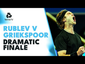 Andrey Rublev vs Tallon Griekspoor DRAMATIC Finale! | Doha 2023 Highlights