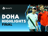 Andy Murray vs Daniil Medvedev For The Title! | Doha 2023 Final Highlights