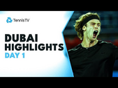 Rublev Locks Horns With Krajinovic, Zverev Faces Lehecka | Dubai 2023 Highlights Day 1