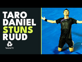 BRILLIANT Taro Daniel Shots Against Casper Ruud | Acapulco 2023