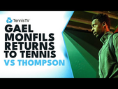 Gael Monfils Returns To Tennis vs Jordan Thompson | Indian Wells 2023 Highlights