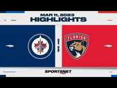 NHL Highlights | Jets vs. Panthers - March 11, 2023