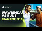 Drama & Entertainment In Wawrinka vs Rune EPIC  | Indian Wells 2023