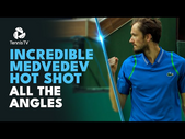 All The Angles Of INCREDIBLE Daniil Medvedev Overhead | Indian Wells 2023
