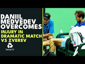 Daniil Medvedev Overcomes Injury In Dramatic Match vs Zverev | Indian Wells 2023