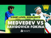 Daniil Medvedev vs Alejandro Davidovich Fokina Court-Level Highlights | Indian Wells 2023