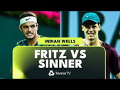 THRILLING Taylor Fritz vs Jannik Sinner Quarter-Final | Indian Wells 2023 Highlights