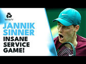 Jannik Sinner INSANE Service Game vs Fritz | Indian Wells 2023 Highlights