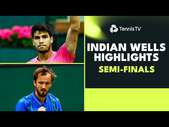 Alcaraz vs Sinner; Medvedev vs Tiafoe | Indian Wells 2023 Semi-Final Highlights