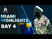 Hurkacz & Kokkinakis Play Thriller; Tiafoe Epic; Medvedev In Action | Miami 2023 Highlights Day 4