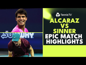 Jannik Sinner & Carlos Alcaraz EPIC Match Highlights | Miami 2023