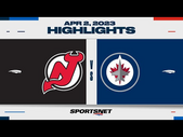 NHL Highlights | Devils vs. Jets - April 2, 2023
