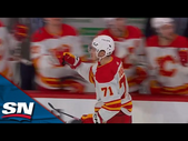 Walker Duehr's Wraparound Deflects In As Flames Take Third-Period Lead vs. Jets