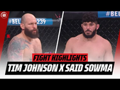 A True Heavyweight Clash | Tim Johnson x Said Sowma Fight Highlights | Bellator MMA