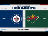 NHL Highlights | Jets vs. Wild - April 11, 2023