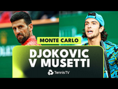 DRAMATIC Novak Djokovic vs Lorenzo Musetti Match! | Monte Carlo 2023 Highlights