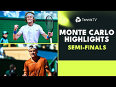 Rune Battles Sinner & Rublev Takes on Fritz | Monte Carlo 2023 Semi-Final Highlights